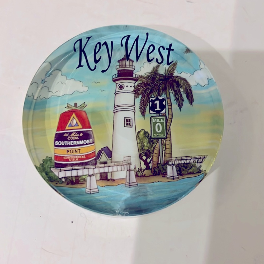 Glass Paperweight Key West